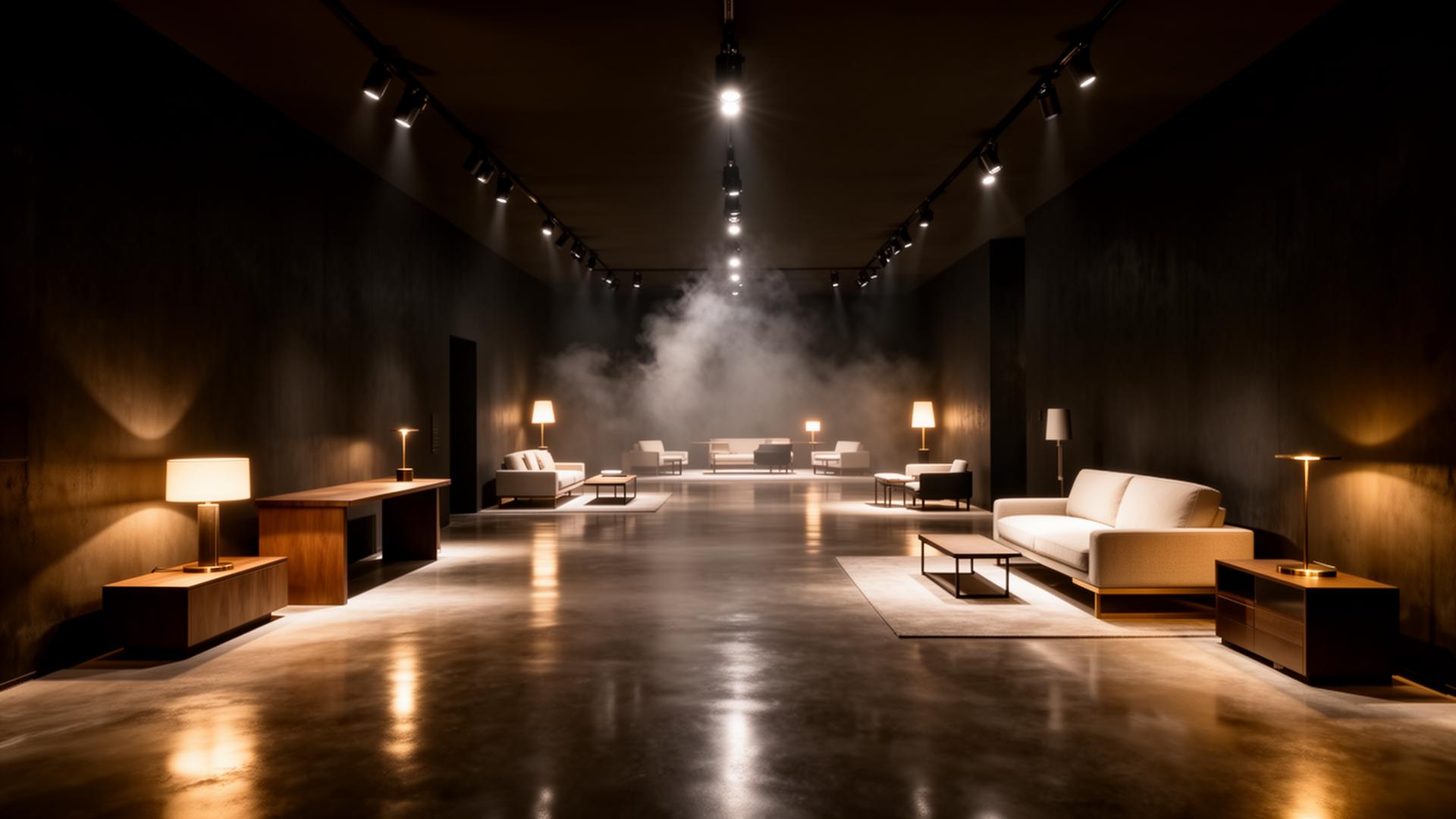 Etiqueta luxury showroom